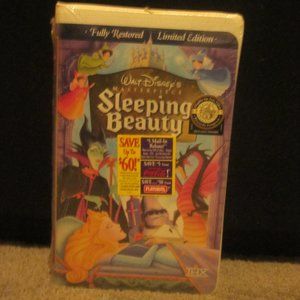 Walt Disney's Sleeping Beauty VHS, Clam Shell in Original Wrap